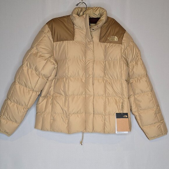 The North Face Women's Lhotse Reversible Jacket in Khaki/Stone, Size M, NWT $250 - Picture 3 of 7